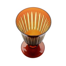 L'Objet, Prism, Set of 4 wine glasses, amber