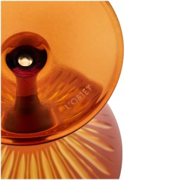 L'Objet, Prism, Set of 4 wine glasses, amber