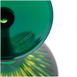 L'Objet, Prism, Set of 4 wine glasses, green
