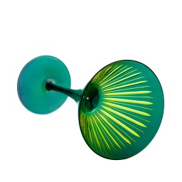 L'Objet, Prism, Set of 4 martini glasses, green