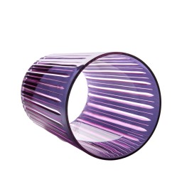 L'Objet, Prism, Set of 4 highball glasses, purple