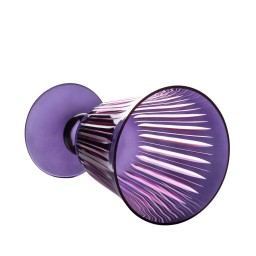 L'Objet, Prism, Set of 4 wine glasses, purple