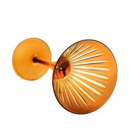 L'Objet, Prism, Set of 4 martini glasses, amber