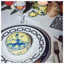 Ginori 1735, Catene Zaffiro, Dessert plate