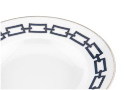 Ginori 1735, Catene Zaffiro, Soup plate