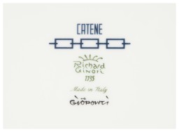 Ginori 1735, Catene Zaffiro, Bread plate