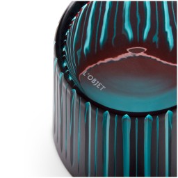 L'Objet, Prism, Set of 4 highball glasses, bordeaux