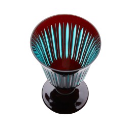 L'Objet, Prism, Set of 4 wine glasses, bordeaux