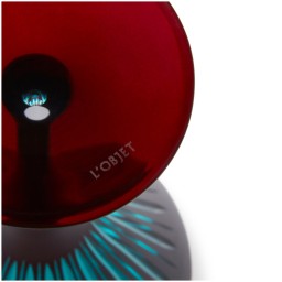 L'Objet, Prism, Set of 4 wine glasses, bordeaux