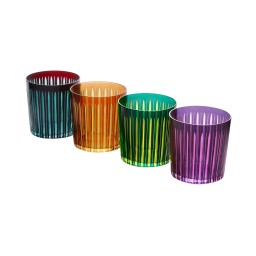 L'Objet, Prism, Set of 4 double old fashioned glasses