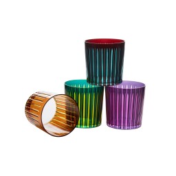 L'Objet, Prism, Set of 4 double old fashioned glasses