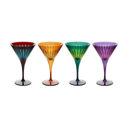 L'Objet, Prism, Set of 4 martini glasses