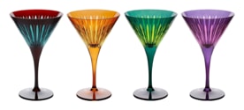 L'Objet, Prism, Set of 4 martini glasses