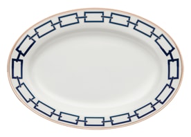 Ginori 1735, Catene Zaffiro, Large oval platter