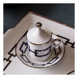 Ginori 1735, Catene Zaffiro, Tea saucer