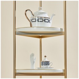 Ginori 1735, Catene Zaffiro, Coffee set for two