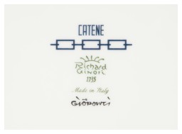 Ginori 1735, Catene Zaffiro, Tea saucer