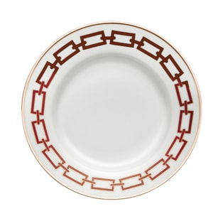 Ginori 1735, Catene Scarlatto, Dessert plate