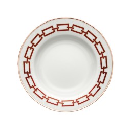 Ginori 1735, Catene Scarlatto, Soup plate