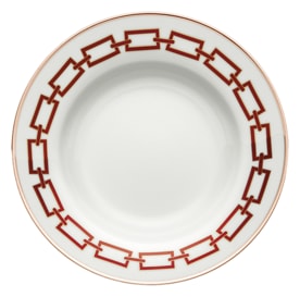 Ginori 1735, Catene Scarlatto, Soup plate