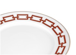 Ginori 1735, Catene Scarlatto, Flat plate