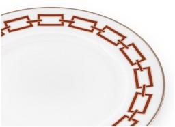 Ginori 1735, Catene Scarlatto, Presentation plate