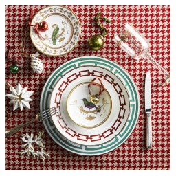 Ginori 1735, Catene Scarlatto, Bread plate