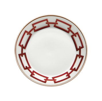 Ginori 1735, Catene Scarlatto, Tea saucer