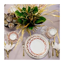 Ginori 1735, Catene Scarlatto, Coffee saucer