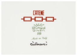Ginori 1735, Catene Scarlatto, Bread plate