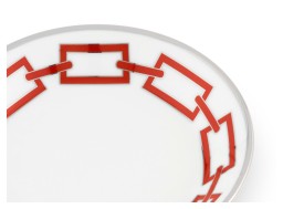 Ginori 1735, Catene Scarlatto, Tea saucer
