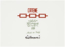 Ginori 1735, Catene Scarlatto, Coffee set for two