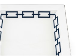 Ginori 1735, Catene Zaffiro, LARGE SQUARE CHANGE TRAY