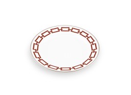 Ginori 1735, Catene Scarlatto, Round platter
