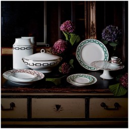 Ginori 1735, Catene Scarlatto, Large oval platter