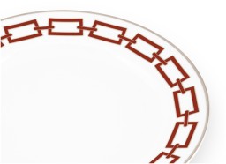 Ginori 1735, Catene Scarlatto, Round platter