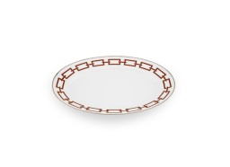 Ginori 1735, Catene Scarlatto, Large oval platter
