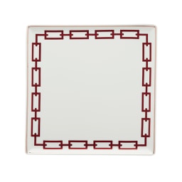 Ginori 1735, Catene Scarlatto, Square centerpiece