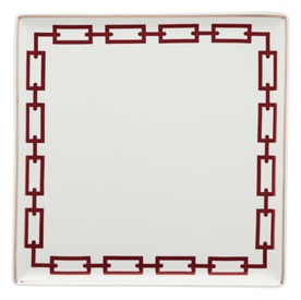Ginori 1735, Catene Scarlatto, Square centerpiece