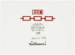 Ginori 1735, Catene Scarlatto, Square centerpiece