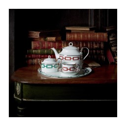 Ginori 1735, Catene Scarlatto, Sugar bowl