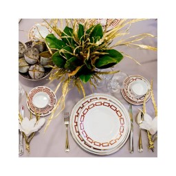 Ginori 1735, Catene Scarlatto, Sugar bowl