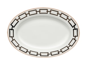Ginori 1735, Catene Nero, Oval platter