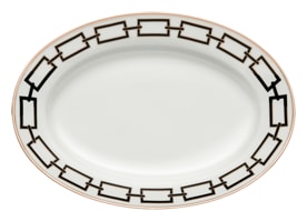 Ginori 1735, Catene Nero, Large oval platter