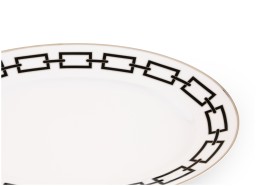 Ginori 1735, Catene Nero, Large oval platter