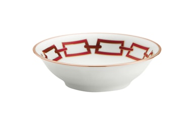 Ginori 1735, Catene Scarlatto, Small bowl