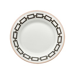 Ginori 1735, Catene Nero, Dessert plate