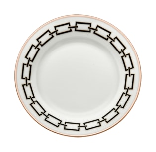 Ginori 1735, Catene Nero, Dessert plate