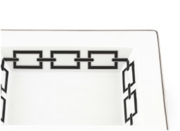 Ginori 1735, Catene Nero, Rectangular change tray
