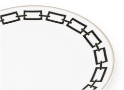 Ginori 1735, Catene Nero, Round platter